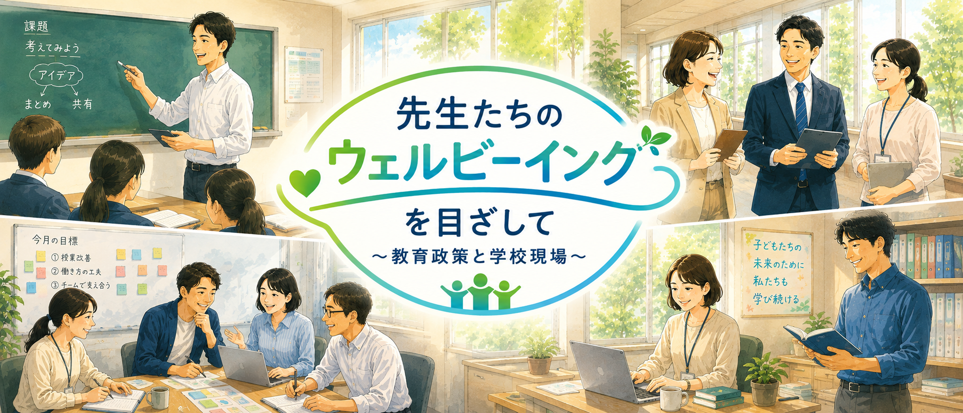 先生たちのウェルビーイングを目ざして～教育政策と学校現場～